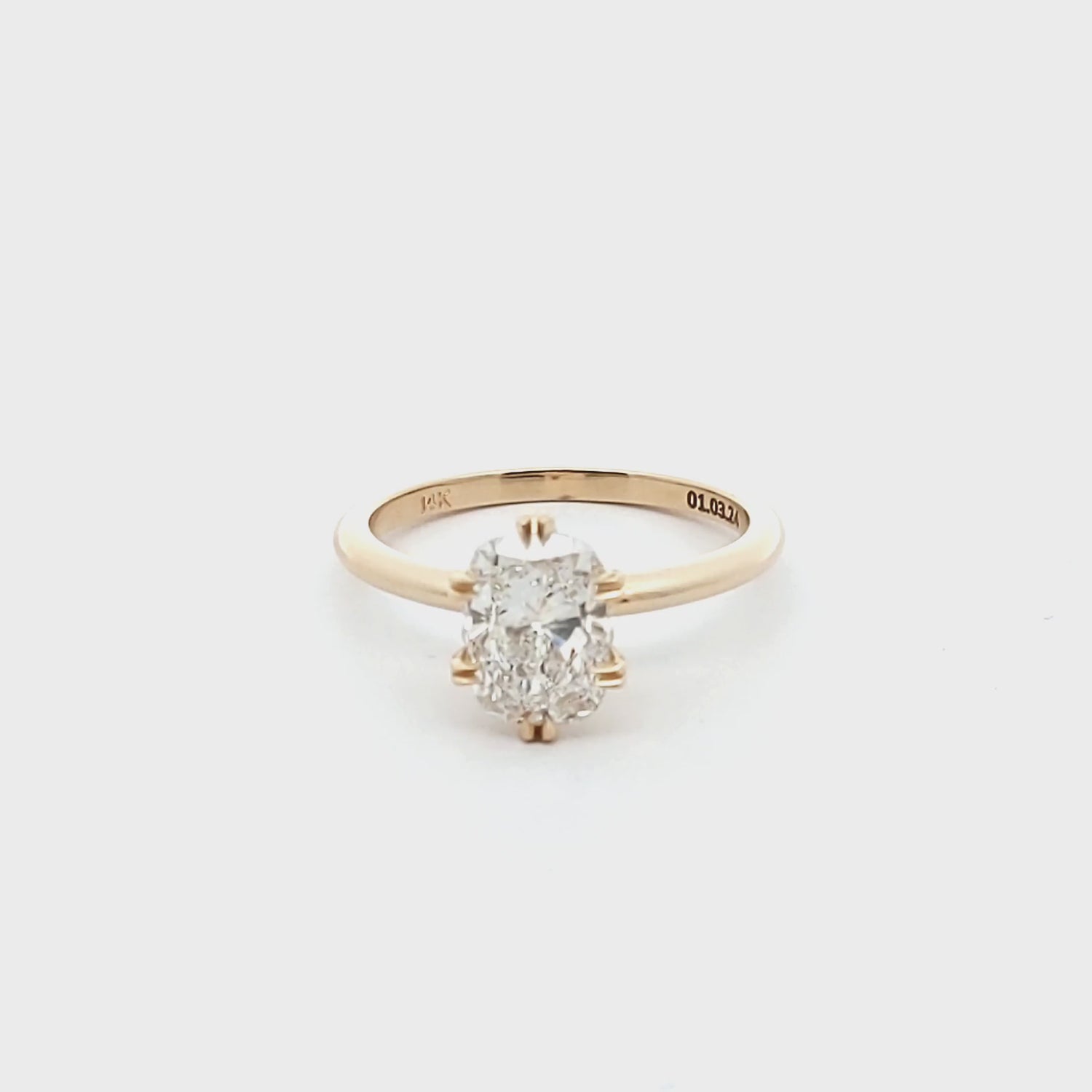 Amaya Solitaire Engagement Ring - Timeless Love Symbol