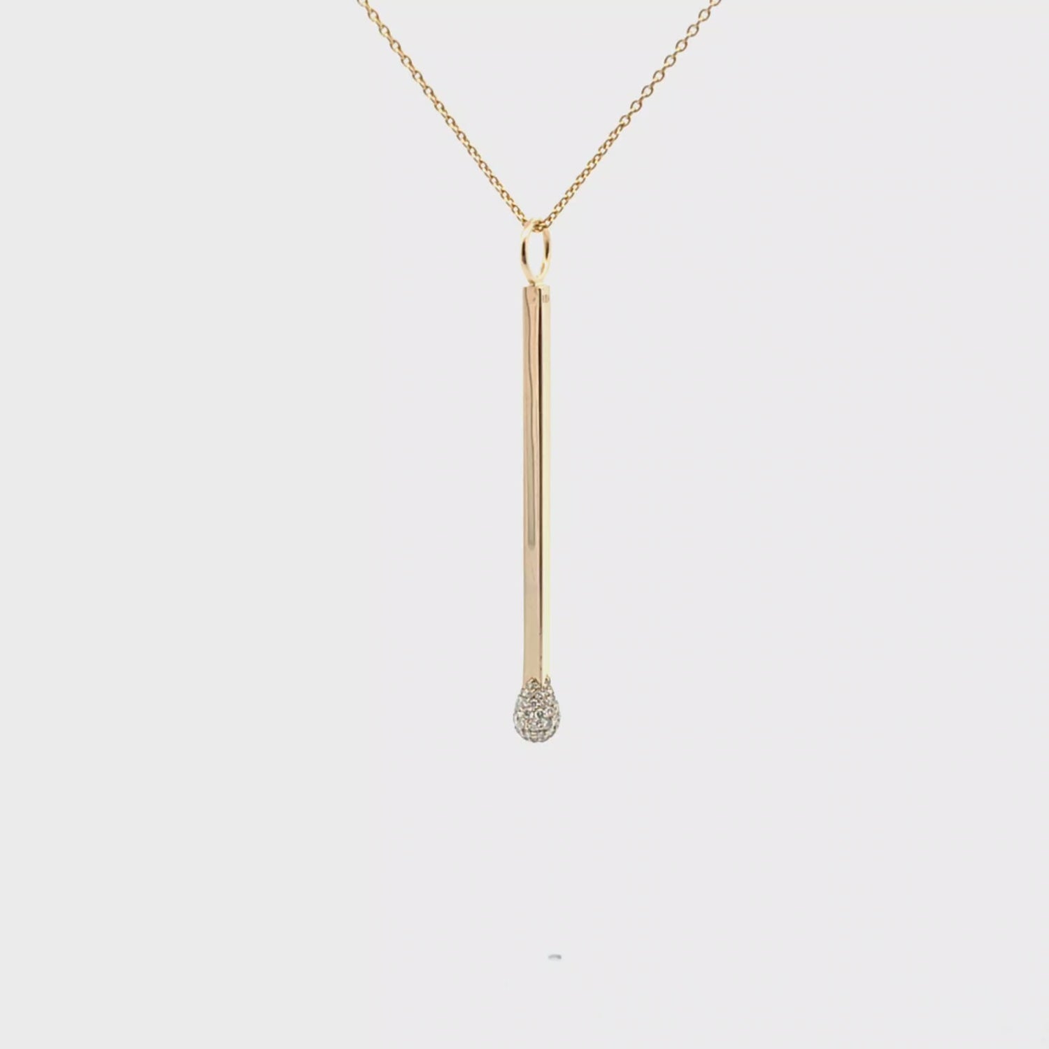 Matchstick Necklace