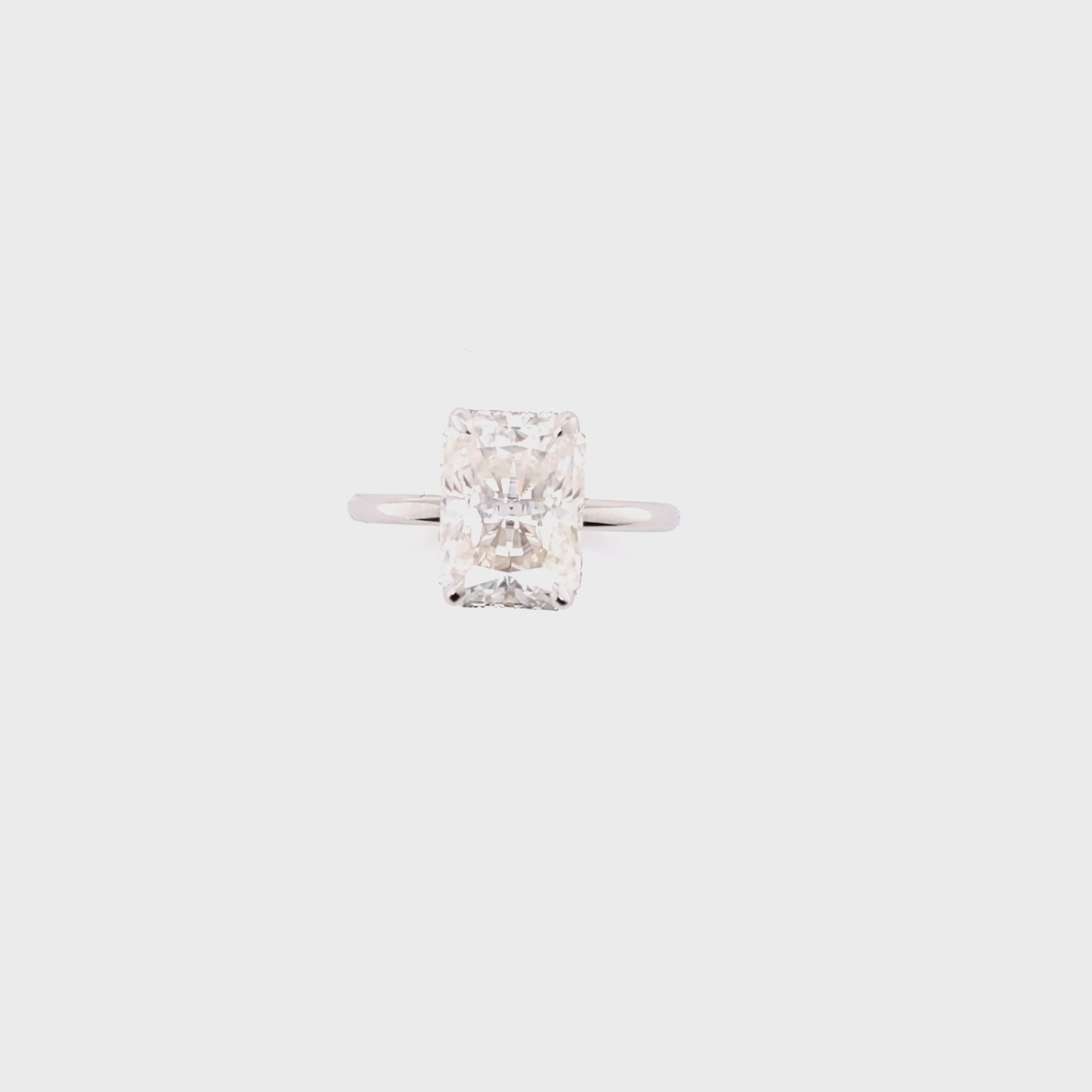 Mimi Hidden Halo Engagement Ring
