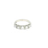 Delilah 5 Stone Anniversary Band platinum ring with emerald cut diamonds