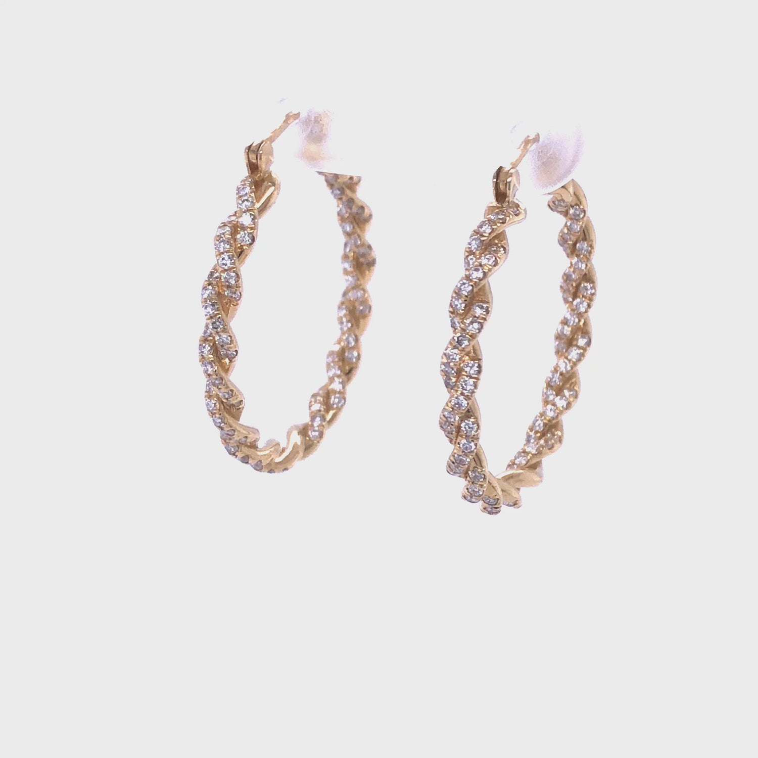 Joanna Diamond Hoop Earrings