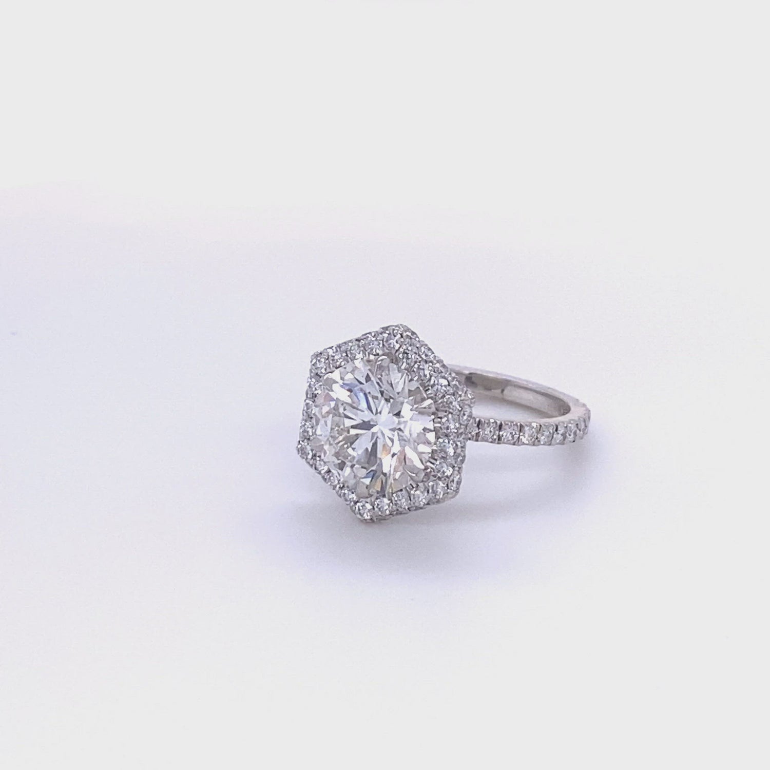 Ilana Double Edge Halo Engagement Ring
