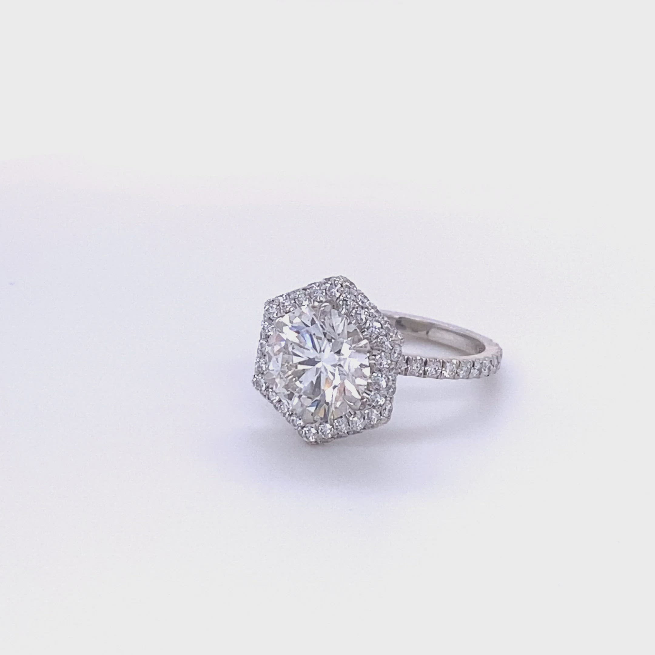Ilana Double Edge Halo Engagement Ring