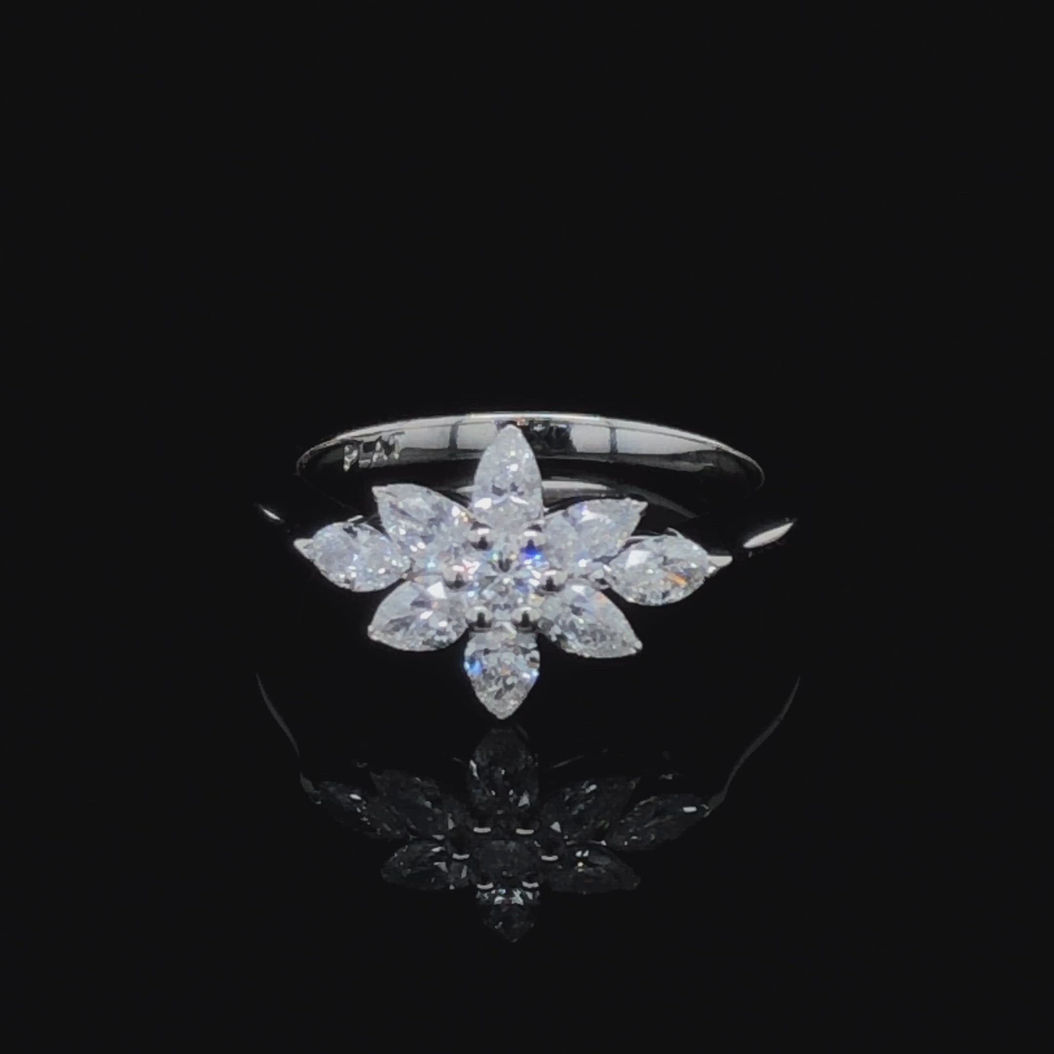 Daisy Engagement Ring