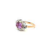 Sami Pink Sapphire & Diamond ring Sam Gavriel Fine Jewelry
