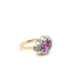 Sami Pink Sapphire & Diamond ring Sam Gavriel Fine Jewelry