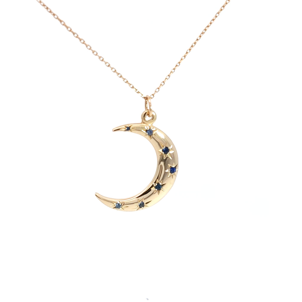 Party Golden Crescent Moon Necklace, Size: Adjustable at Rs 35/piece in New  Delhi
