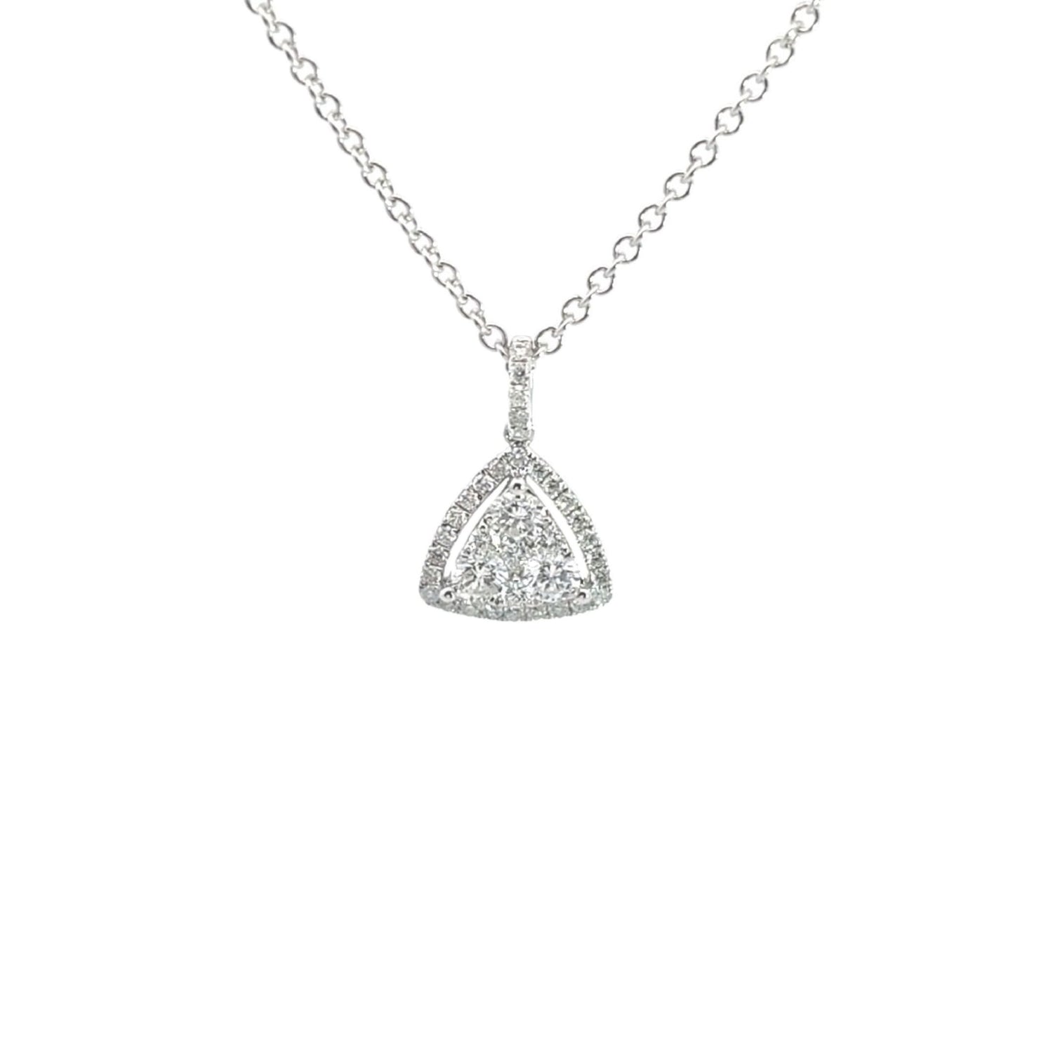 Amelia Diamond Triangle Necklace