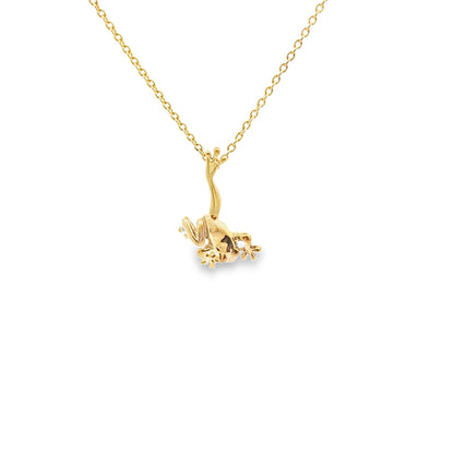 Leaping Frog Necklace