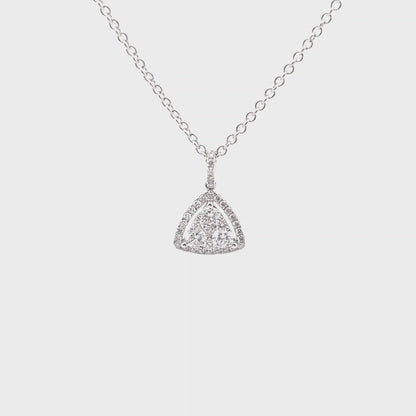 Amelia Diamond Triangle Necklace