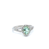 GiGi Alternative Engagement RingGiGi Alternative Engagement Ring With Paraiba Tournmaline