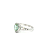 GiGi Alternative Engagement RingGiGi Alternative Engagement Ring With Paraiba Tournmaline