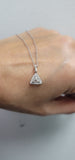Trillion diamond necklace