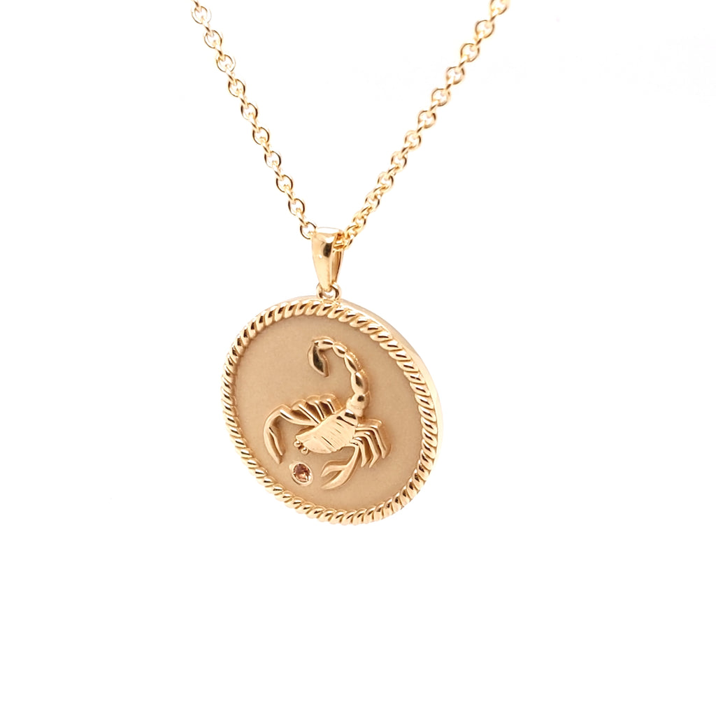 Zodiac Medallion with a chain