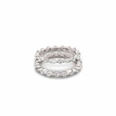Bella wedding band in 18K yellow gold with 0.85 carats FG VS1 diamonds.