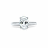Aviva Solitaire Engagement Ring with natural diamond